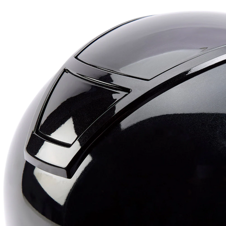 Champion Insight Round Wide Peak Riding Hat #colour_metallic-black