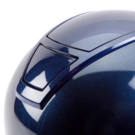 Champion Insight Round Wide Peak Riding Hat #colour_metallic-navy