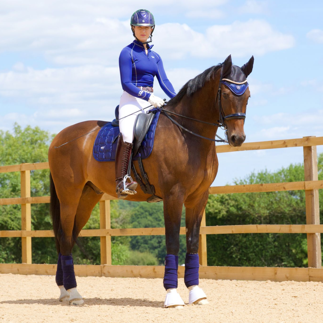 Woof Wear Vision Dressage Saddle Pad #colour_navy