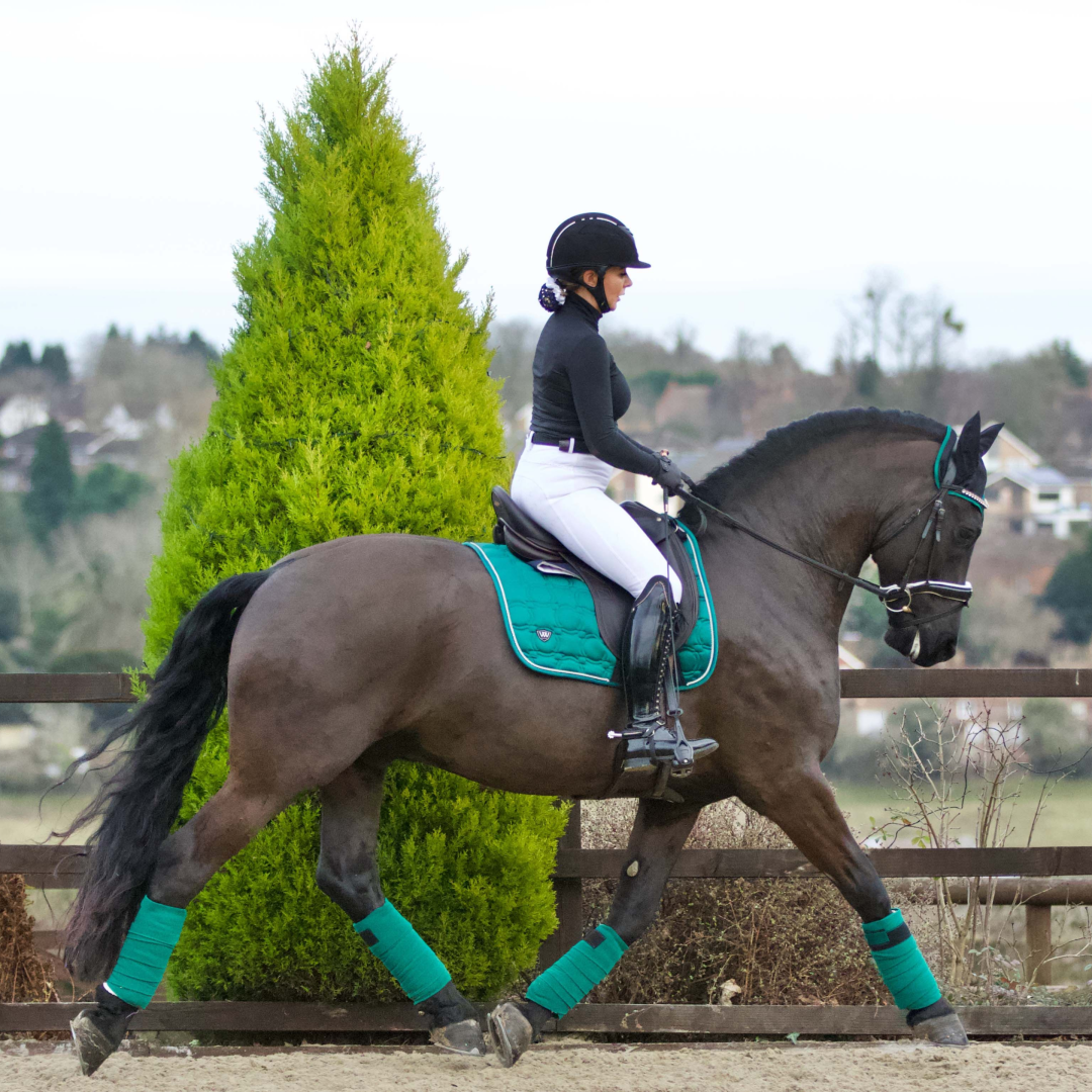 Woof Wear Vision Dressage Saddle Pad #colour_british-racing-green