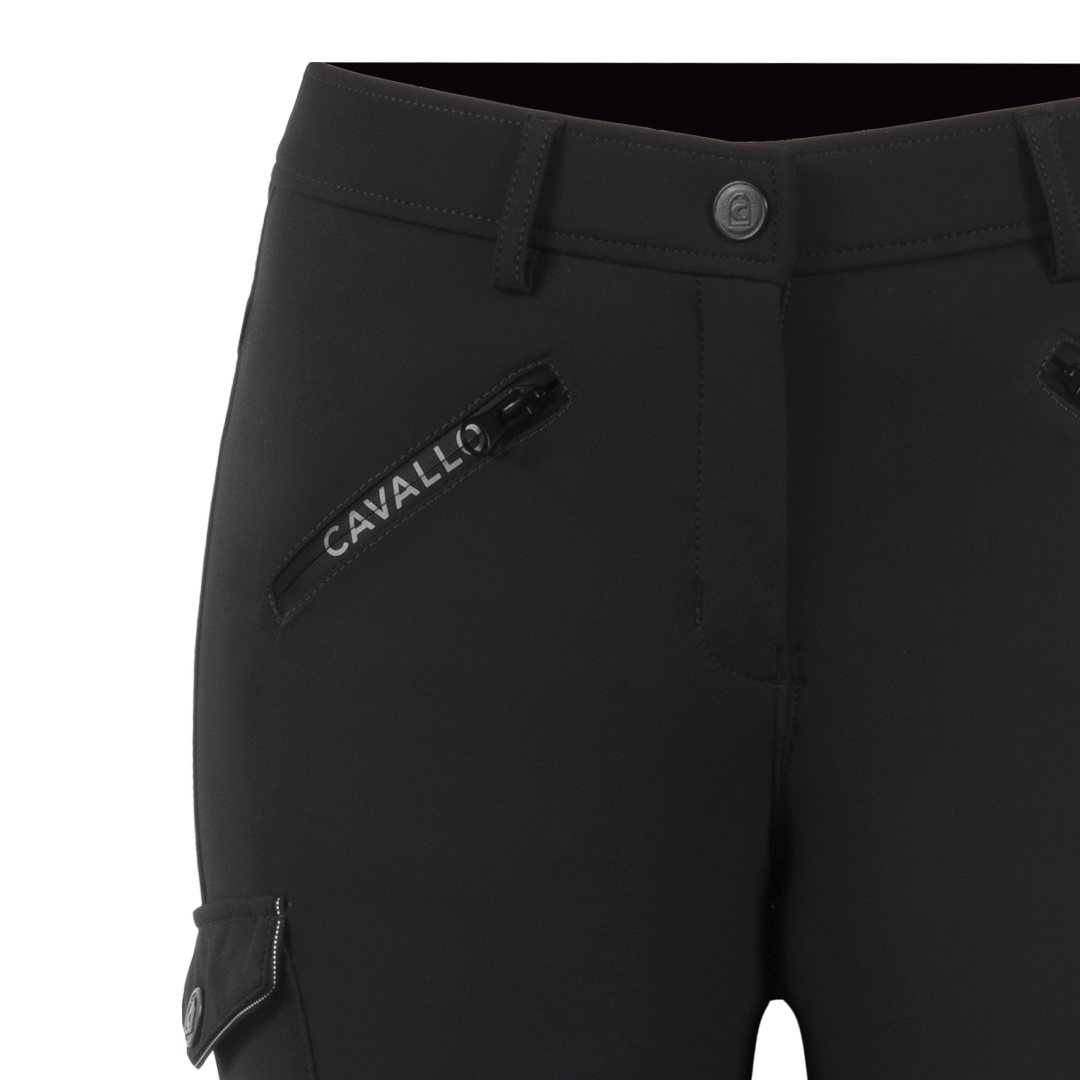 Cavallo Comina Grip Mobile Full Seat Breeches #colour_black