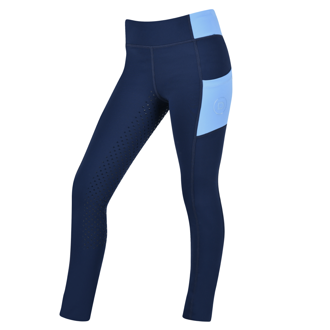 Dublin Childs Everyday Riding Tights #colour_naval-academy-coastal-blue