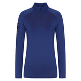 GS Equestrian Children's Momentum Long Sleeve Base Layer #colour_navy