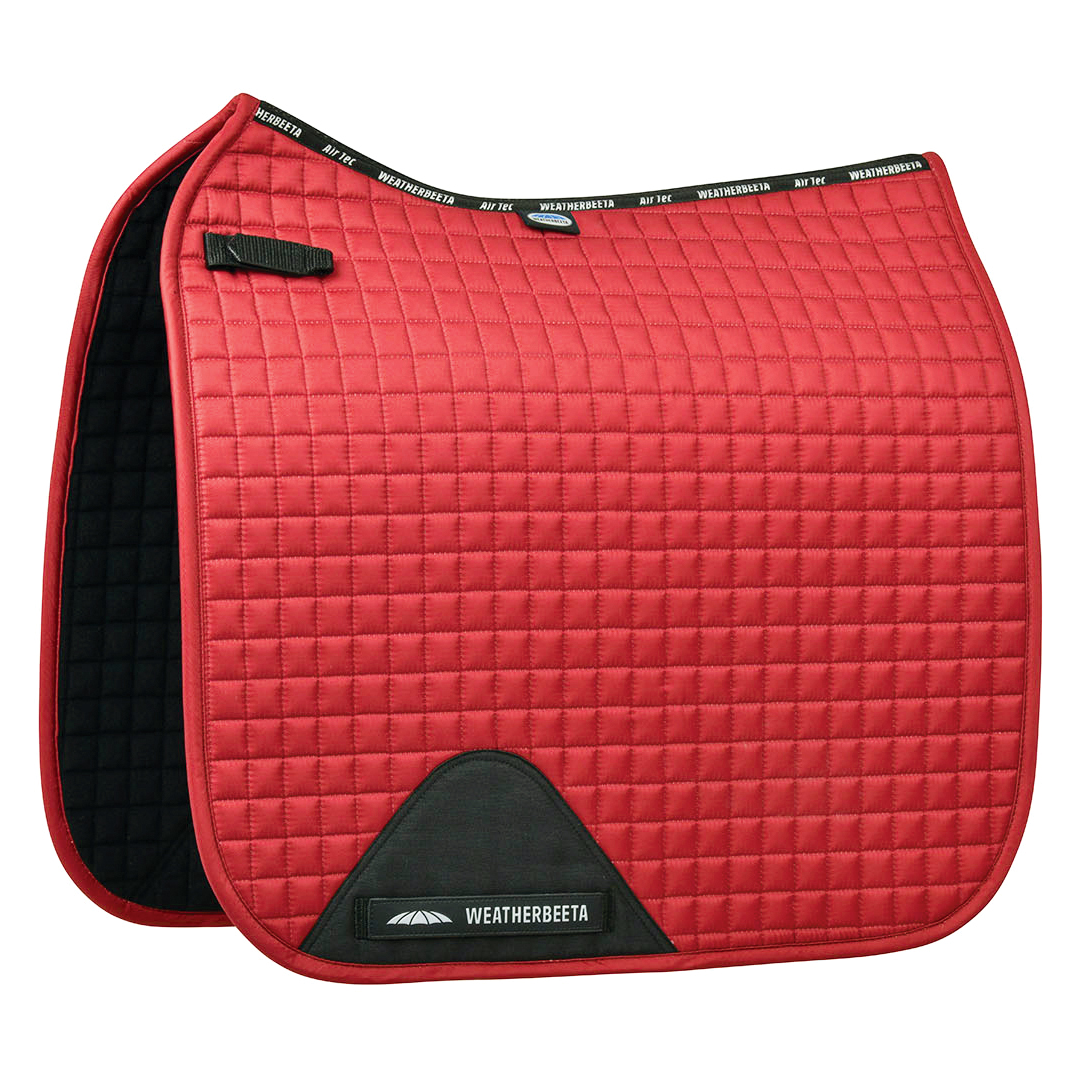 Weatherbeeta Prime Dressage Saddle Pad #colour_bittersweet-red