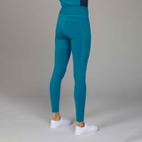 Toggi Sculptor Deco Ladies Riding Tights #colour_peacock-blue