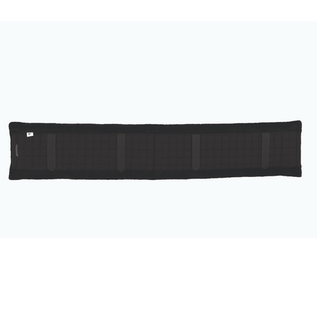 Hy Equestrian GP Fleece Girth Cover #colour_black-black