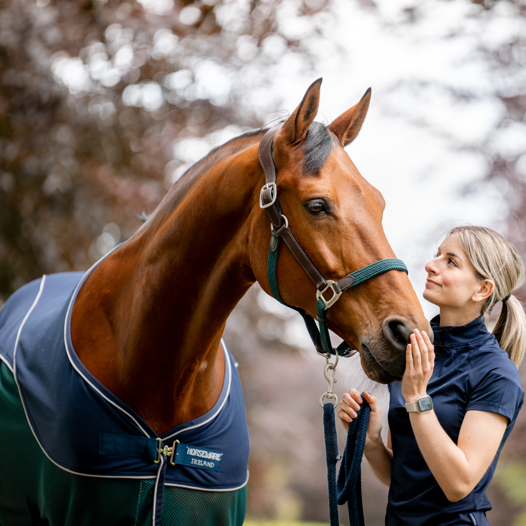 Horseware Ireland Signature Sport Cooler #colour_navy-hunter-green