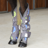Weatherbeeta 1200D Wide Tab Long Travel Boots #colour_umbrella-print