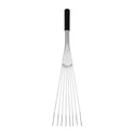 Red Gorilla Big Tidee Metal Rake Short Handle #colour_black