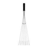 Red Gorilla Big Tidee Metal Rake Short Handle #colour_black