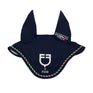 Equestro Fly Veil With Italian Flag Piping Equestro X Fise