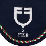 Equestro Fly Veil With Italian Flag Piping Equestro X Fise