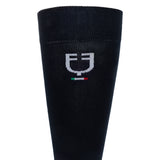 Equestro Three Pcs Set Technical Socks Equestro X Fise #colour_blue-black