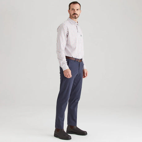 Ridgeline Mens Sedgebrook Shirt #coloiur_shale-deep-russet