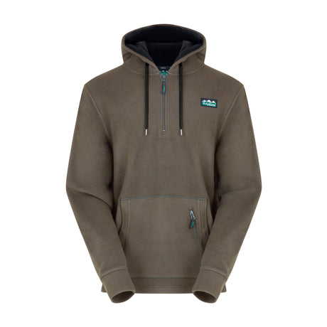 Ridgeline Ballistic Long Sleeved Fleece Hoodie #colour_smokey-olive