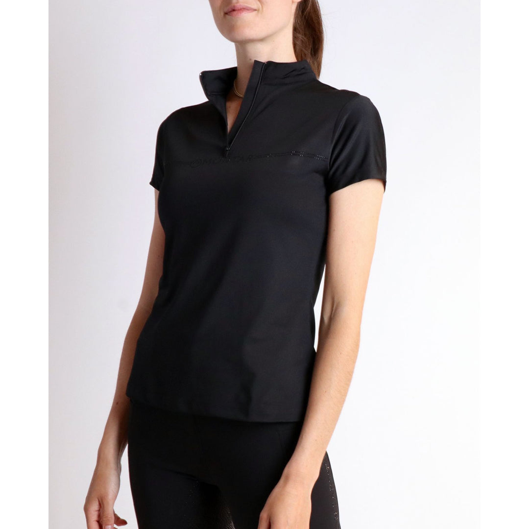 Montar MoAviana Tone in Tone Crystal Logo On Chest #colour_black