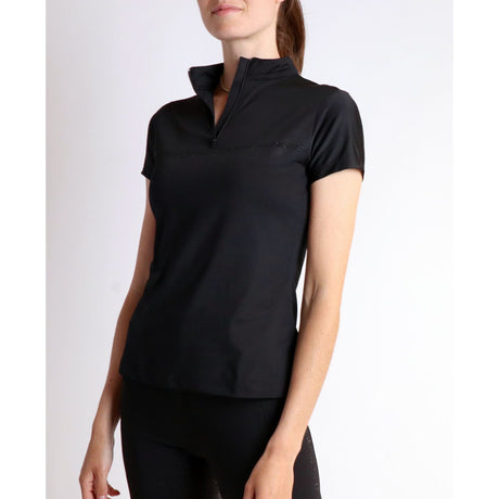 Montar MoAviana Tone in Tone Crystal Logo On Chest #colour_black