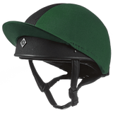 Charles Owen Pro II Vented Hat Silk #colour_bottle-green