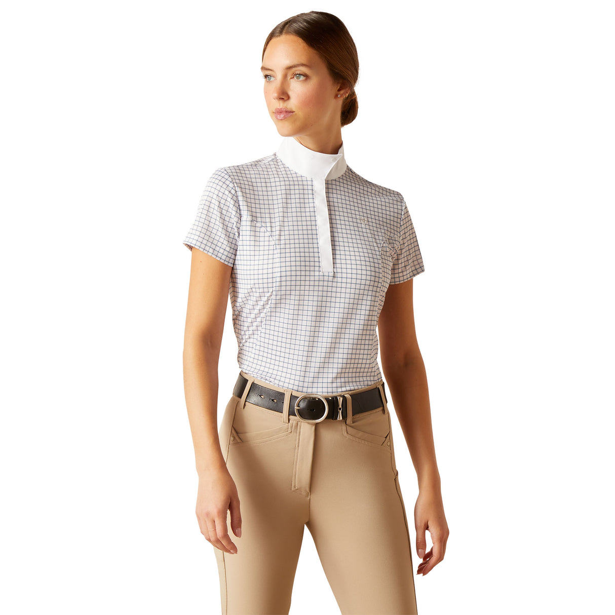 Ariat Women's Aptos Show Shirt #colour_blushing-rose-check