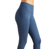 Ariat Women's Breathe Eos Half Grip Recycled Materials Tights #colour_dark-denim