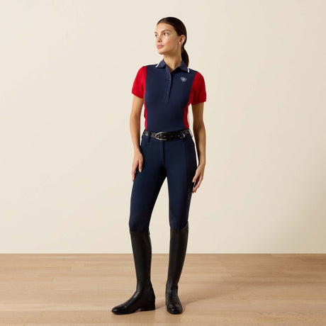 Ariat Women's Taryn Polo #colour_navy-red