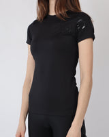 Montar Bristol tone in tone glitter logo #colour_black