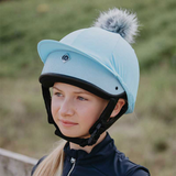 Charles Owen Harlow JS1 Pro Jockey Skull #colour_pastel-blue