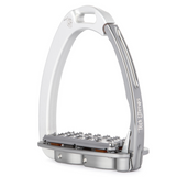 Tech Stirrups Venice Plus Evo Adult Safety Stirrups #colour_silver-titanium