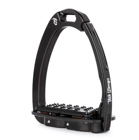 Tech Stirrups Venice Plus Evo Adult Safety Stirrups #colour_black