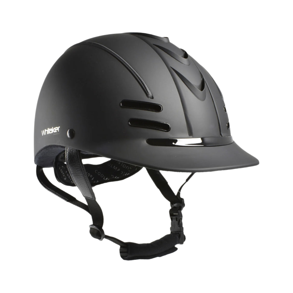 Whitaker Club Young Rider Helmet #colour_black-black