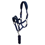 Whitaker Club Headcollar & Leadrope Set #colour_navy