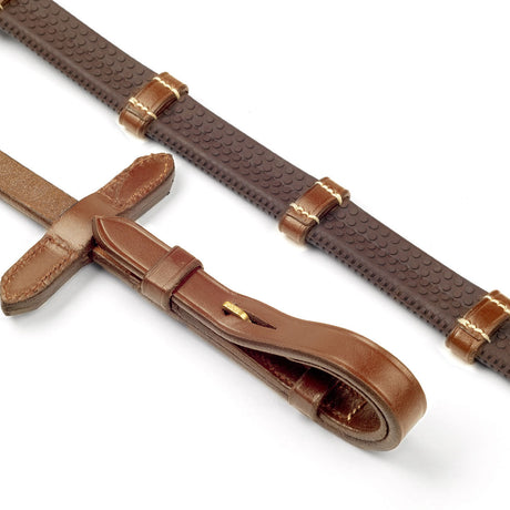 Whitaker Valencia 9-Loop 1/2 Reins #colour_tan