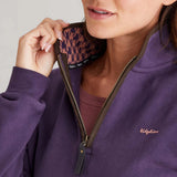 Ridgeline Womens Brancaster 1/4 Zip #colour_nightshade
