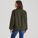 Ridgeline Womens Brumby Yard Jacket #colour_deep-forest