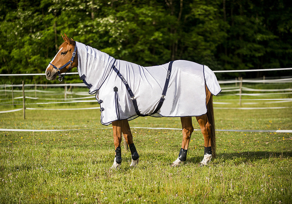Equitheme Combo Mesh Sheet #colour_white-navy