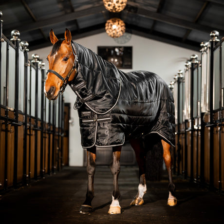 Horseware Ireland Easy-Layer 400g Stable Rug Plus #colour_black-black-silver