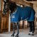 Horseware Ireland Rambo Techni Waffle Cooler #colour_navy-thunderstorm-grey-silver