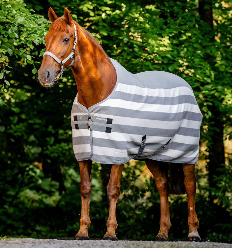 Horseware Ireland Newmarket Pony Fleece Cooler #colour_witney-charcoal
