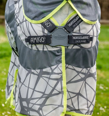 Horseware Ireland Amigo CamoFly Rug #colour_camofly-print-lime