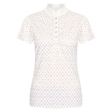 Imperial Riding Children's Roxy AOP Tech Top #colour_white-pink