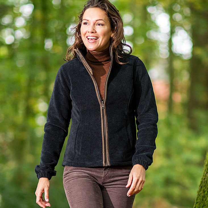 Baleno Sarah Ladies Fleece Jacket #colour_navy-blue