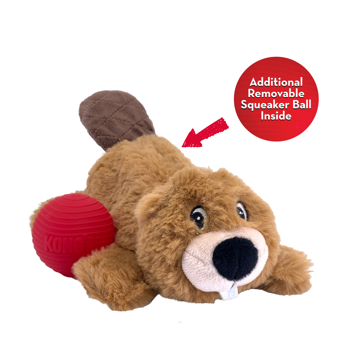  KONG Cozie Pocketz #style_beaver