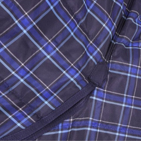 Shires 250g Fernie Stable Combo Rug #colour_navy-check