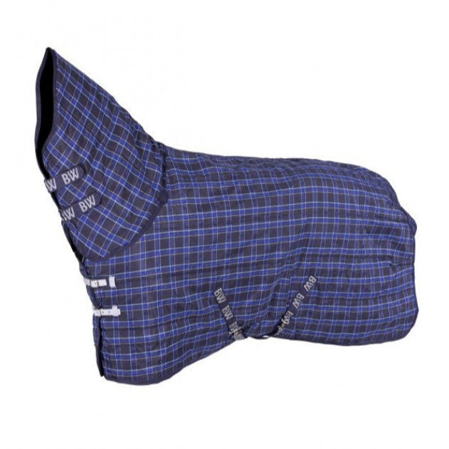 Shires 250g Fernie Stable Combo Rug #colour_navy-check