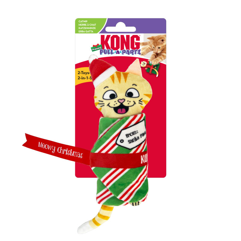 KONG Holiday Cat Pull-A-Partz Present