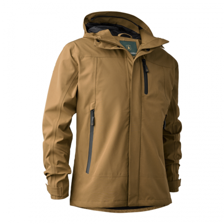 Deerhunter Sarek Shell Jacket with hood #colour_butternut