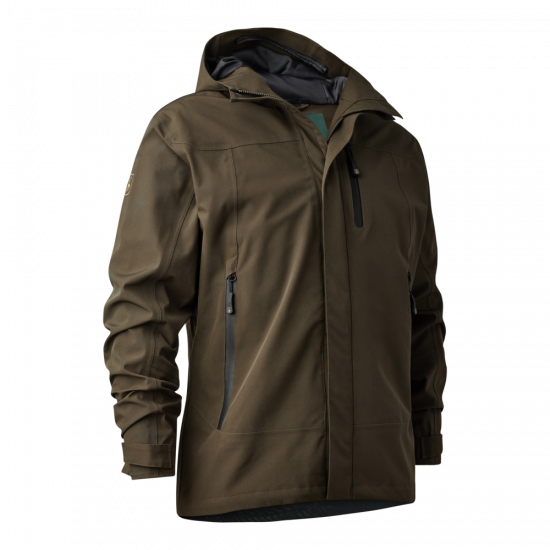 Deerhunter Sarek Shell Jacket with hood #colour_fallen-leaf