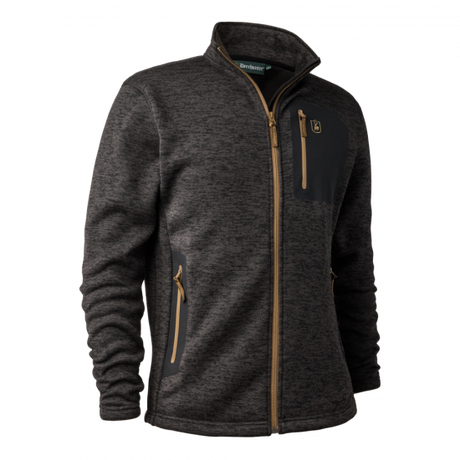 Deerhunter Sarek Men's Knitted Jacket #colour_dark-grey-melange