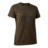 Deerhunter Logo Ladies T-shirt #colour_fallen-leaf