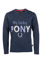 HKM Children's Long Sleeve Shirt -Aymee- #colour_deep-blue